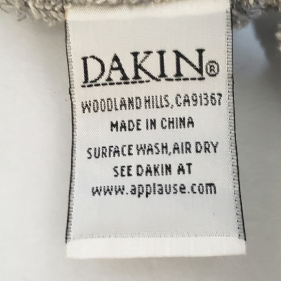 Dakin Terry Critters Talbott 8" Bear Gray Plush NWT - Picture 7 of 8